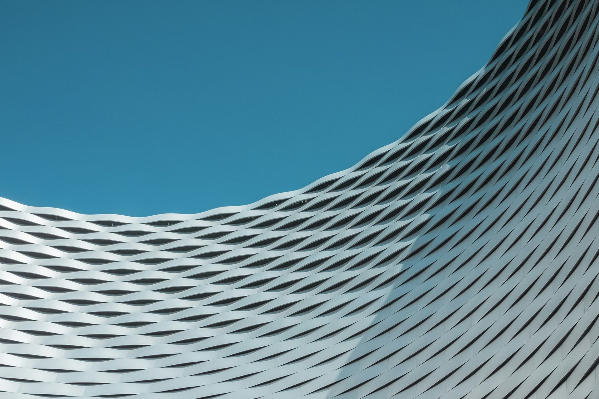 Structural facade, read as a system of interdependent parts